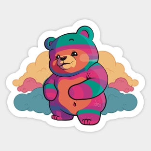 Vivid Dream Bear Sticker
